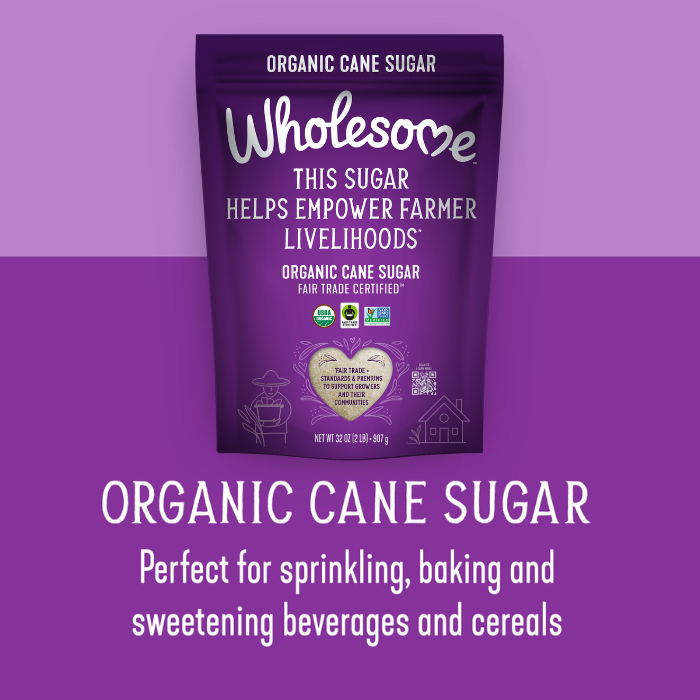 Wholesome Cane Sugar 1 Pack info view;Size_32oz - 1 Pack