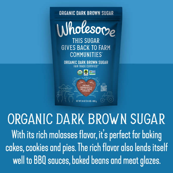 ORGANIC FAIR TRADE DARK BROWN SUGAR