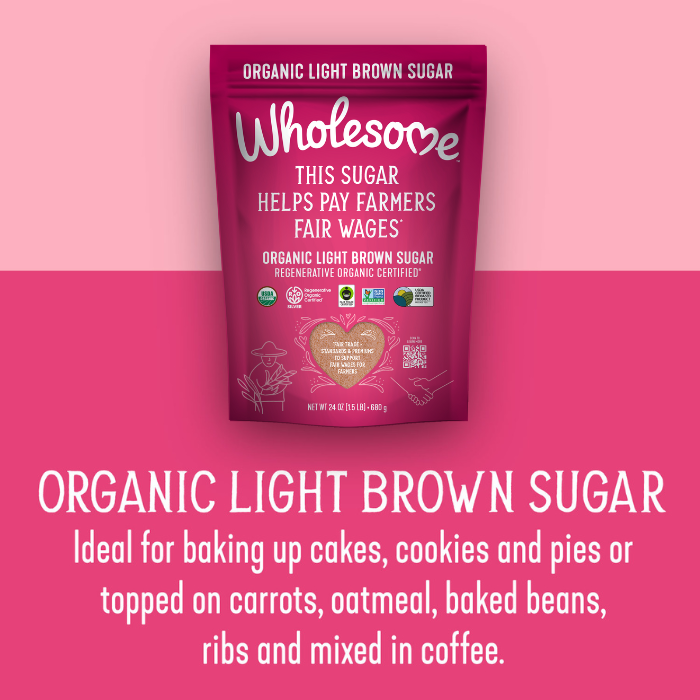 ORGANIC FAIR TRADE LIGHT BROWN SUGAR