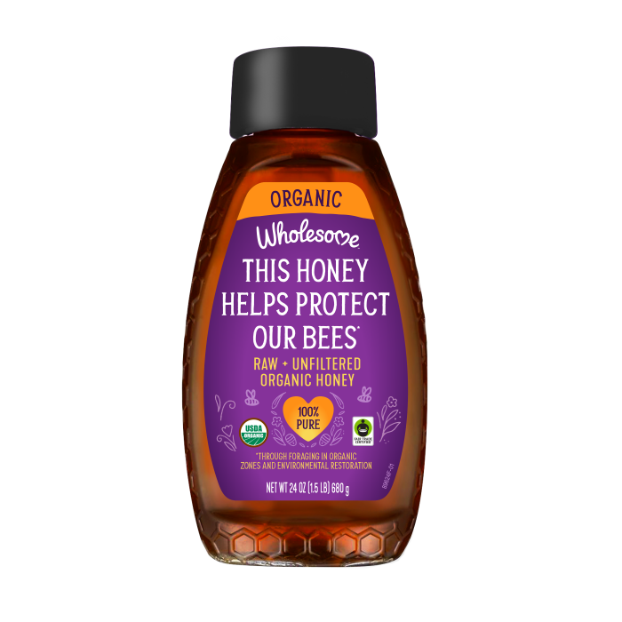 Wholesome Raw Honey 1 Pack front view;Size_24oz - 1 Pack