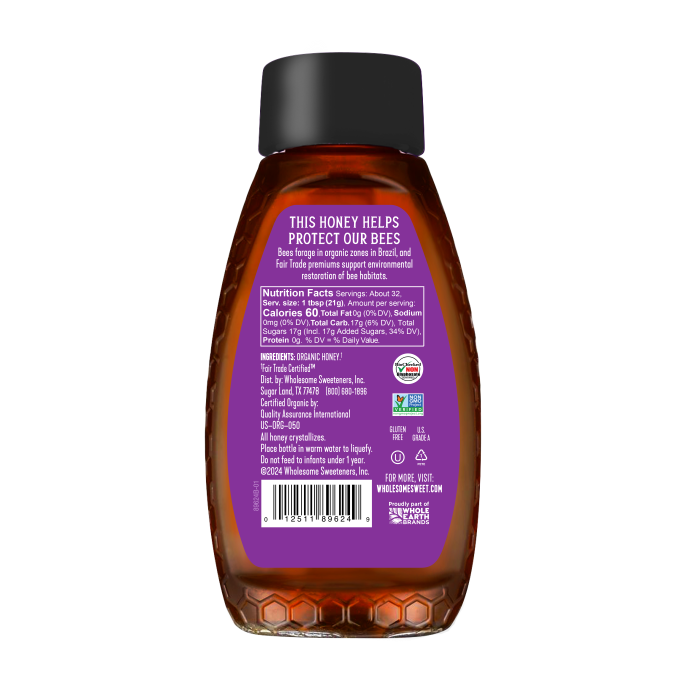 ORGANIC FAIR TRADE RAW UNFILTERED HONEY