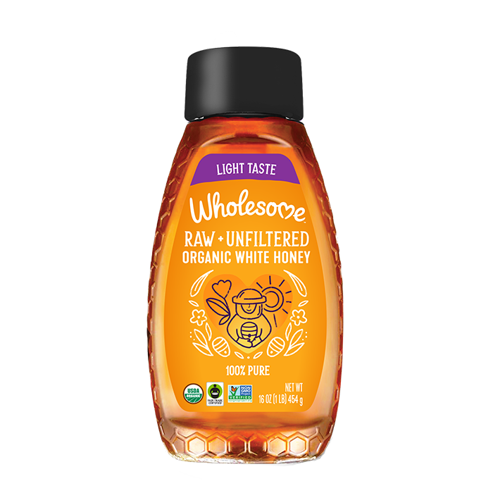 Wholesome White Honey 1 Pack front view