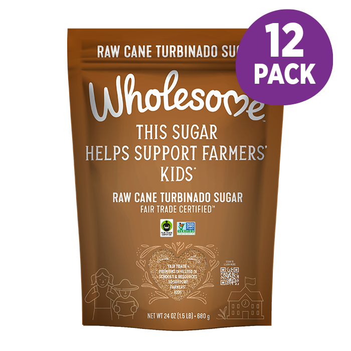 Wholesome Raw Cane 12 Pack front view;Size_24oz - 12 Pack