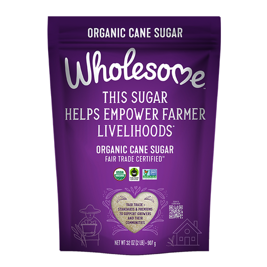 Wholesome Cane Sugar 1 Pack front view;Size_32oz - 1 Pack