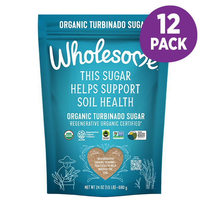 Wholesome Regen Turbinado 12 Pack front view;Size_24oz - 12 Pack