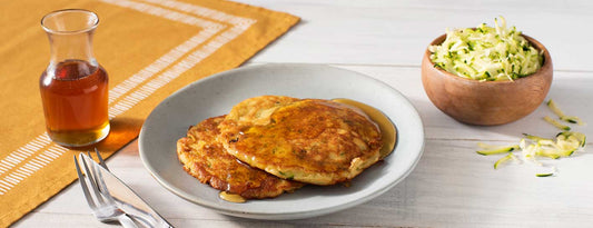 LOW CARB ZUCCHINI PANCAKES