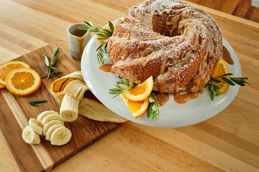 BANANA STICKY TOFFEE BUNDT CAKE