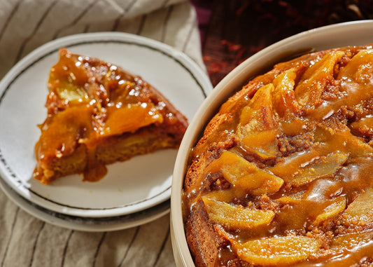 Caramel Apple Upside Down Cake