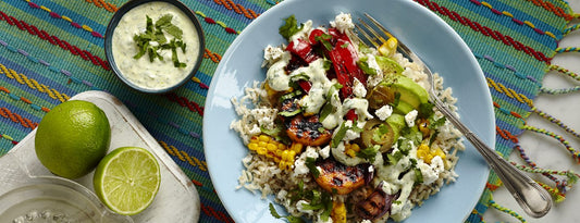 HONEY CHIPOTLE VEGGIE FAJITA BOWLS