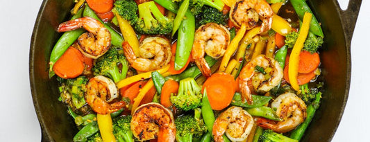 HONEY SRIRACHA SHRIMP STIR FRY