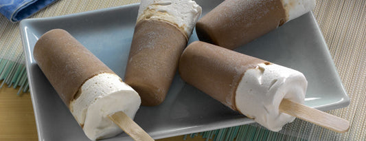 PALEO FROZEN HOT CHOCOLATE POPS W/ HONEY MARSHMALLOWS