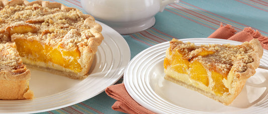 PEACH CUSTARD PIE