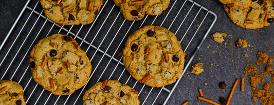 GLUTEN FREE CHOCOLATE CHIP PRETZEL COOKIE