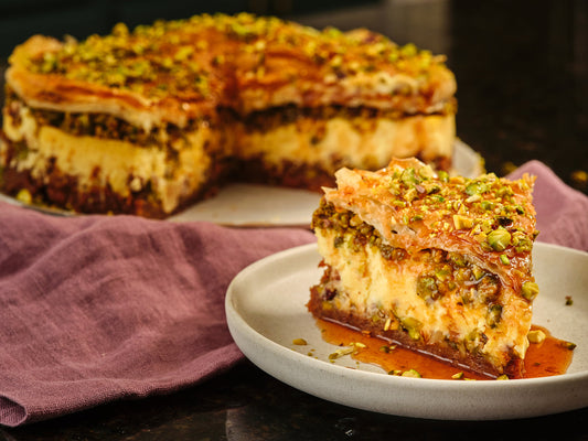 Baklava Pistachio Cheesecake