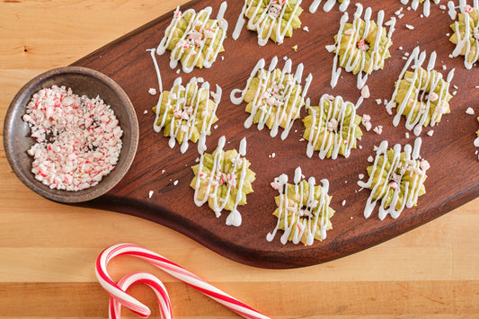 MATCHA SWIRL SPRITZ COOKIES