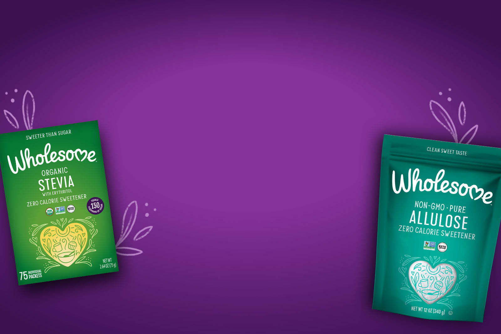 nutra-sweet Images High Quality Grahic WHOLESOME | ZERO CALORIE SWEETENERS | STEVIA, ALLULOSE AND ERYTHRITOL ...
