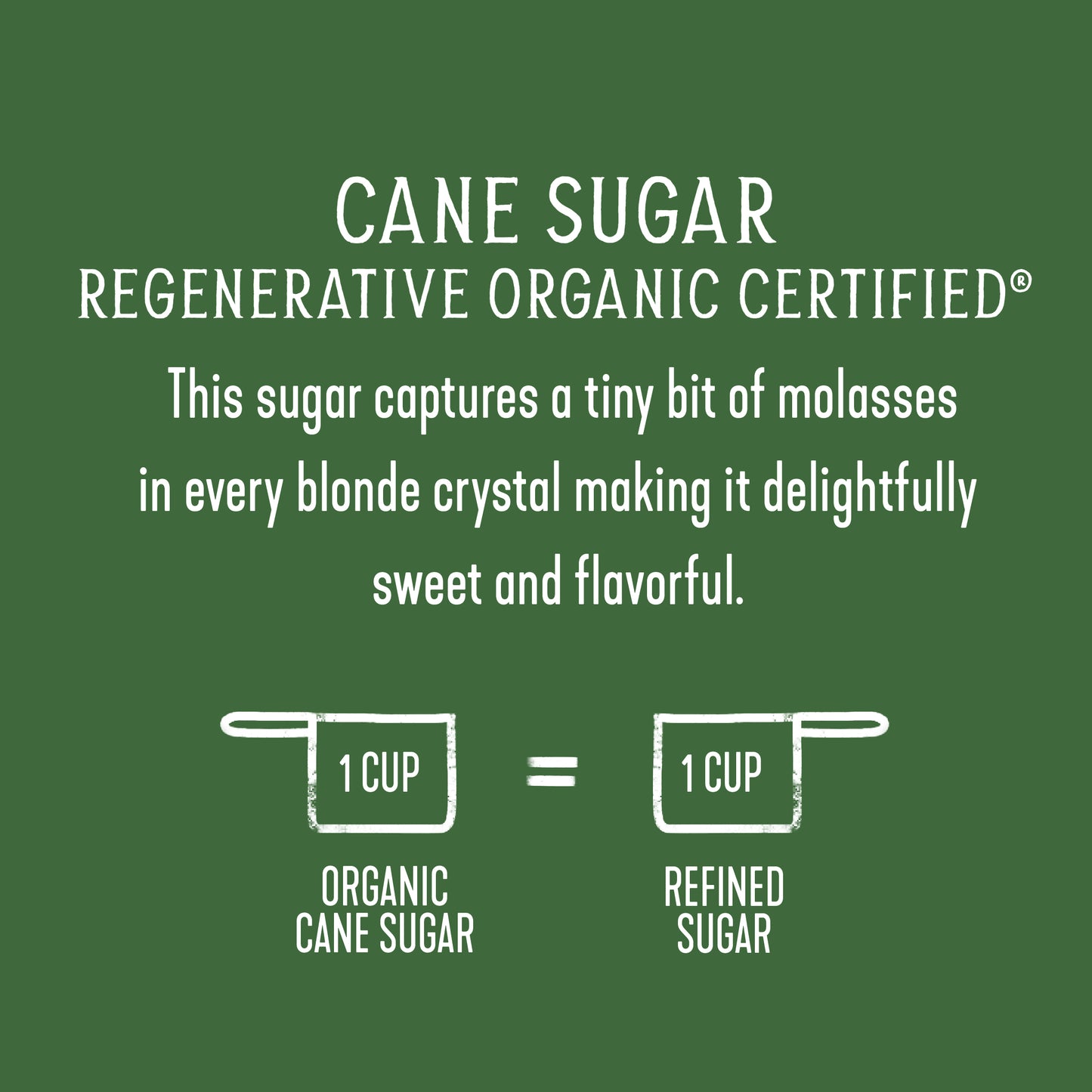 REGENERATIVE ORGANIC CERTIFIED® CANE SUGAR