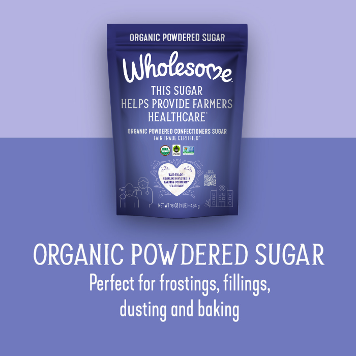 ORGANIC FAIR TRADE POWDERED CONFECTIONERS SUGAR