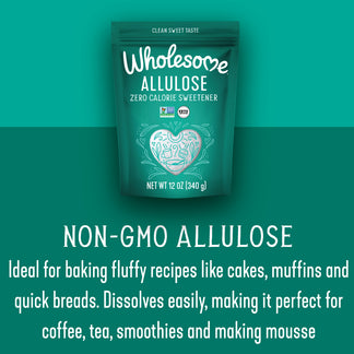 WHOLESOME ALLULOSE ZERO CALORIE GRANULATED SWEETENER – Wholesome Sweet