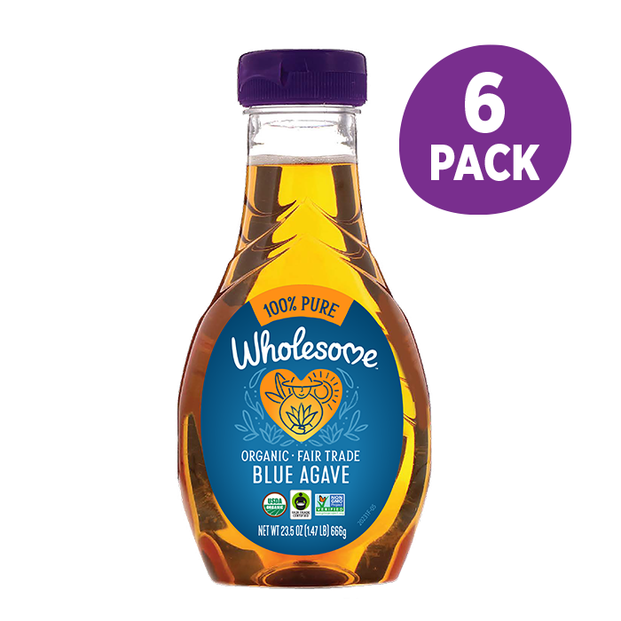 Wholesome Blue Agave 6 Pack front view;Size_23.5oz - 6 Pack