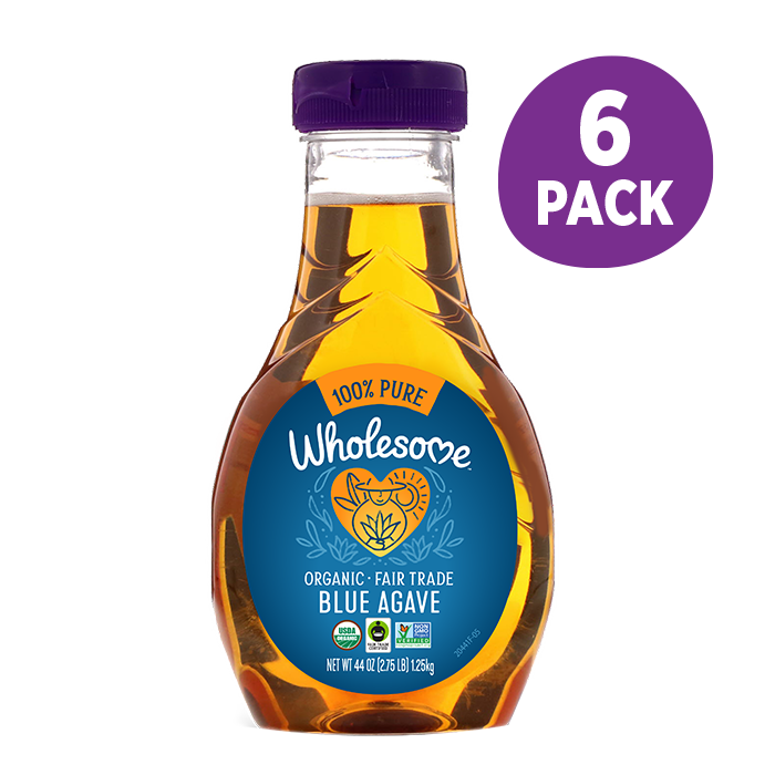 Wholesome Blue Agave 6 Pack front view;Size_44oz - 6 Pack