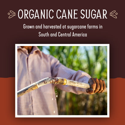 ORGANIC CANE SUGAR WITH VANILLA