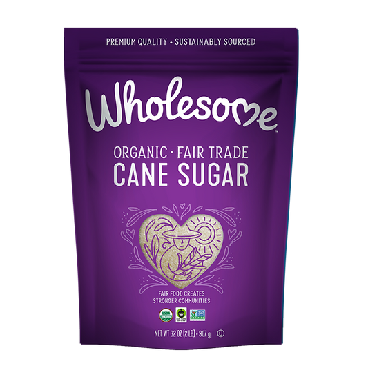 Wholesome Cane Sugar 1 Pack front view;Size_32oz - 1 Pack