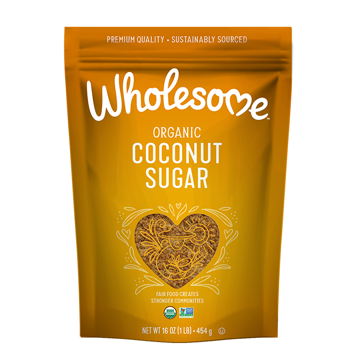 Wholesome Coconut Sugar 1 Pack front view;Size_16oz - 1 Pack