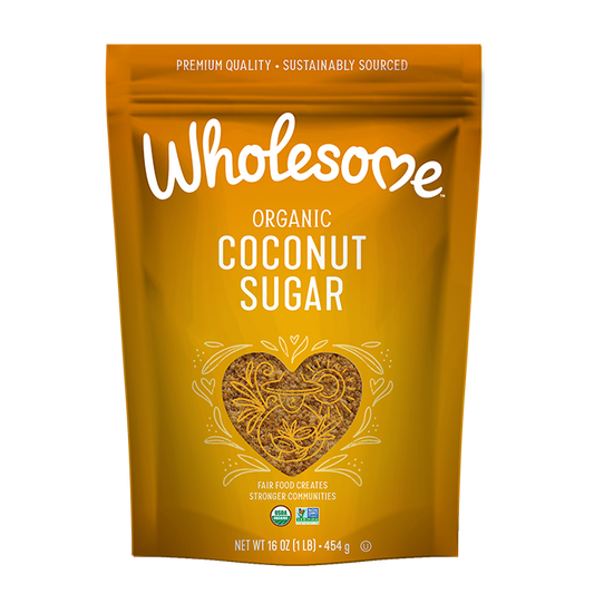 Wholesome Coconut Sugar 1 Pack front view;Size_16oz - 1 Pack