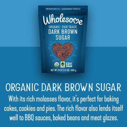 ORGANIC FAIR TRADE DARK BROWN SUGAR