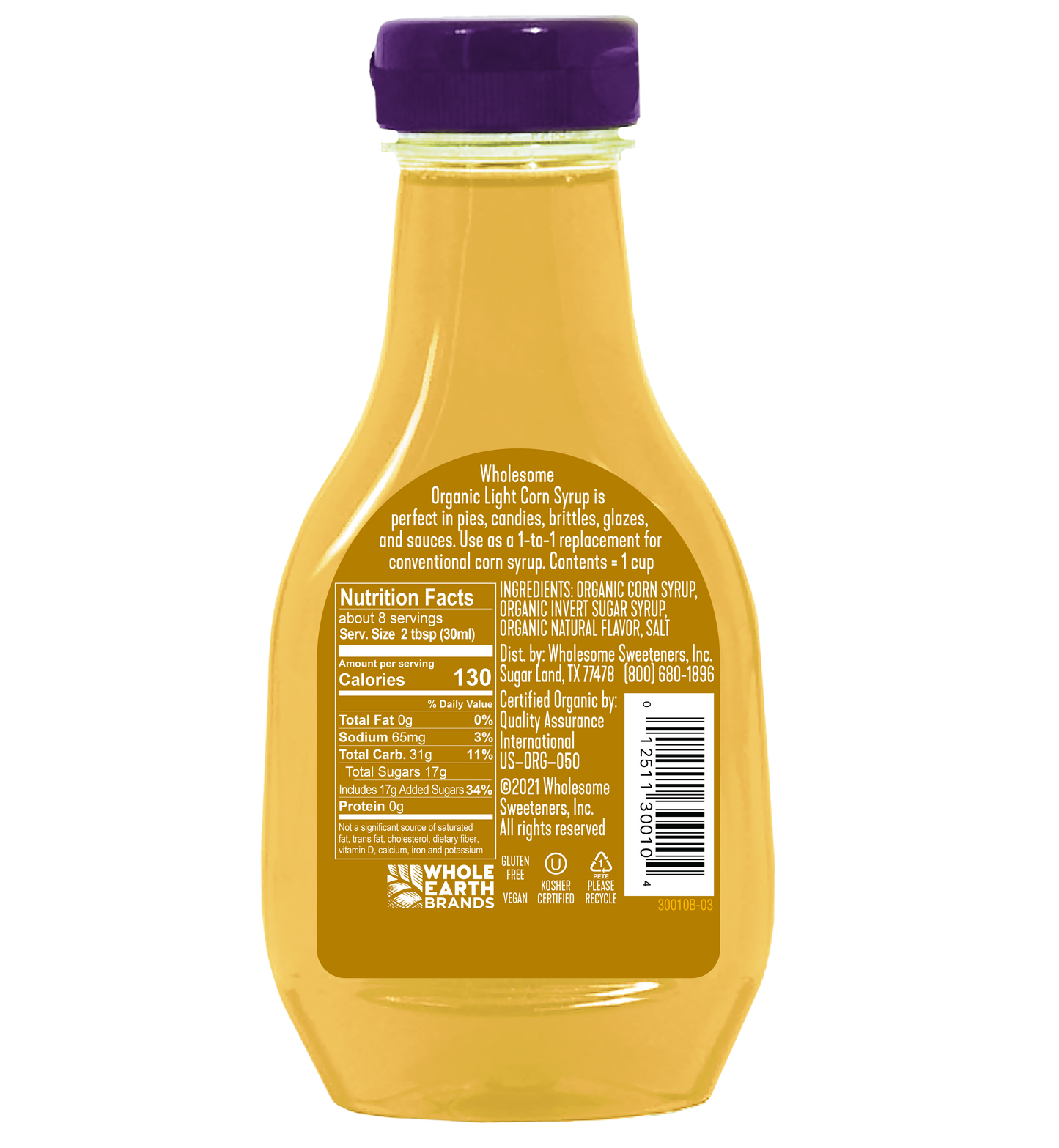 ORGANIC LIGHT CORN SYRUP