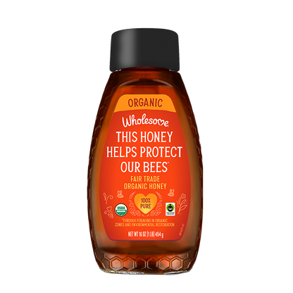 Wholesome Organic Honey 1 Pack front view