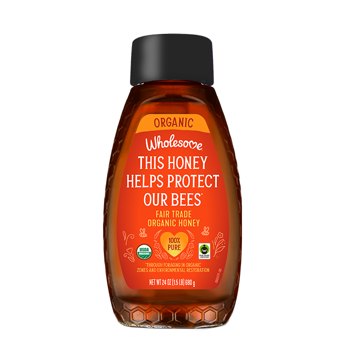 Wholesome Organic Honey 1 Pack front view;Size_24oz - 1 Pack