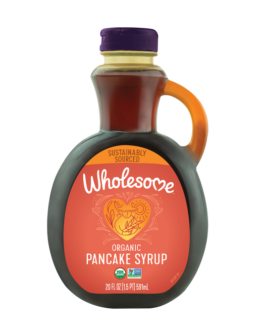 Wholesome Pancake Syrup 1 Pack front view;Size_20oz - 1 Pack