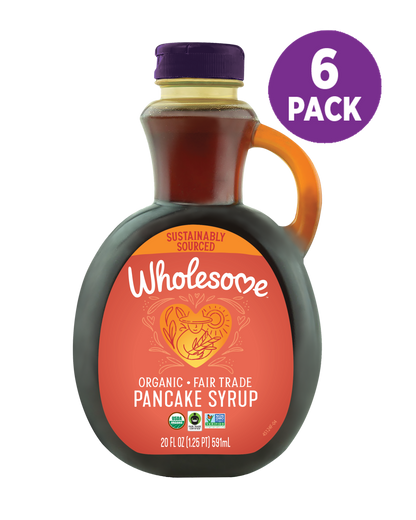 Wholesome Pancake Syrup 6 Pack front view