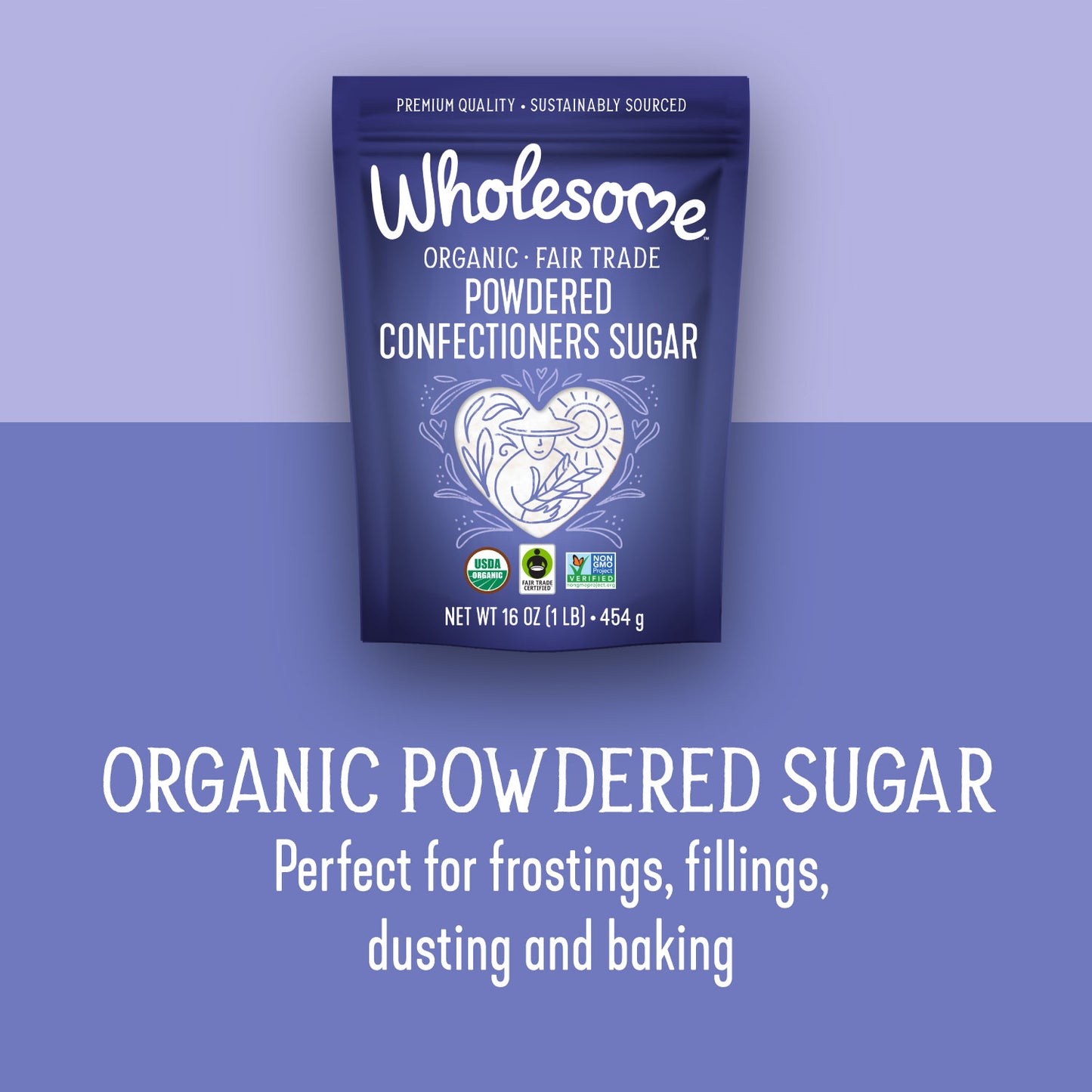 ORGANIC FAIR TRADE POWDERED CONFECTIONERS SUGAR