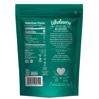 WHOLESOME ALLULOSE ZERO CALORIE GRANULATED SWEETENER – Wholesome Sweet