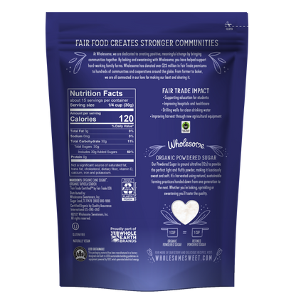 ORGANIC FAIR TRADE POWDERED CONFECTIONERS SUGAR