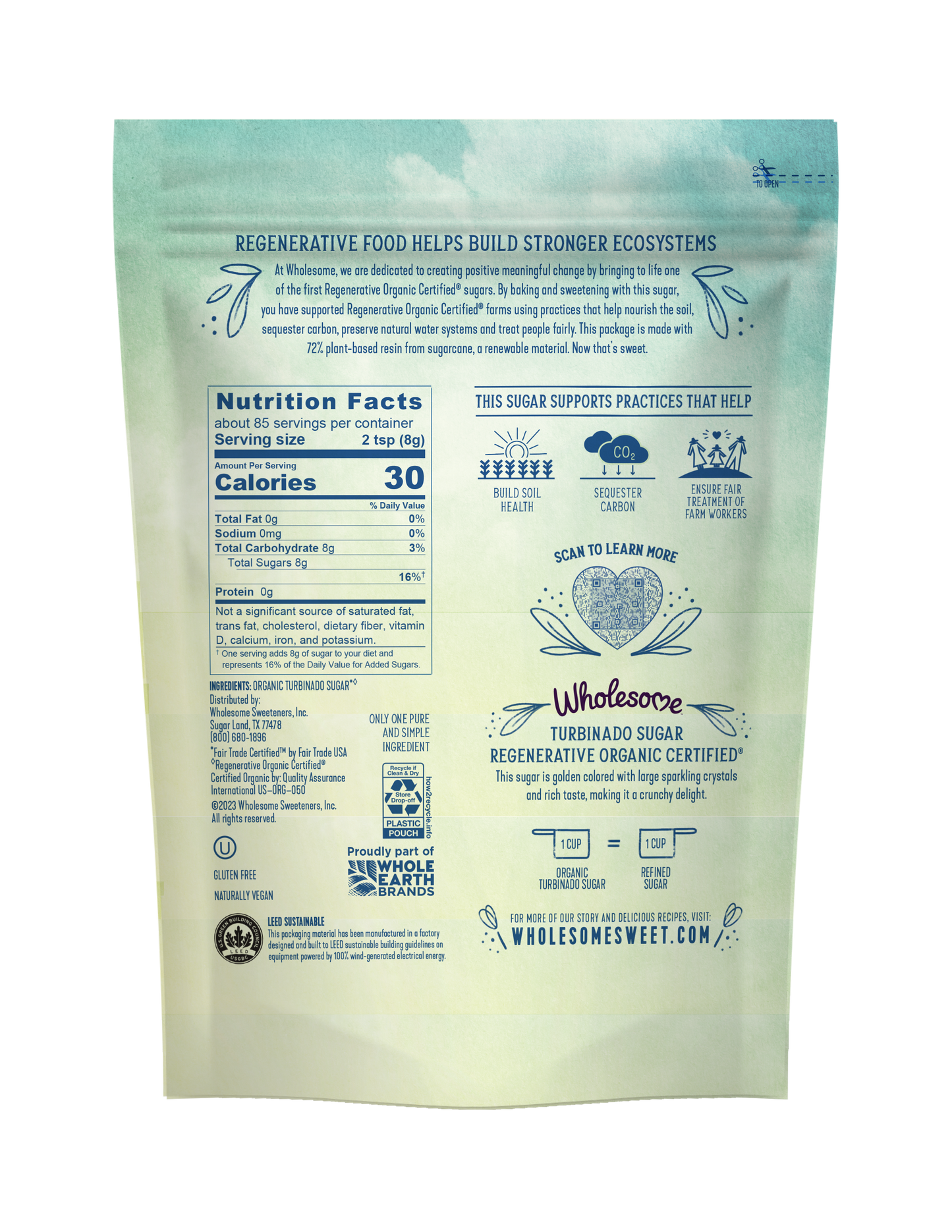 REGENERATIVE ORGANIC CERTIFIED® TURBINADO SUGAR