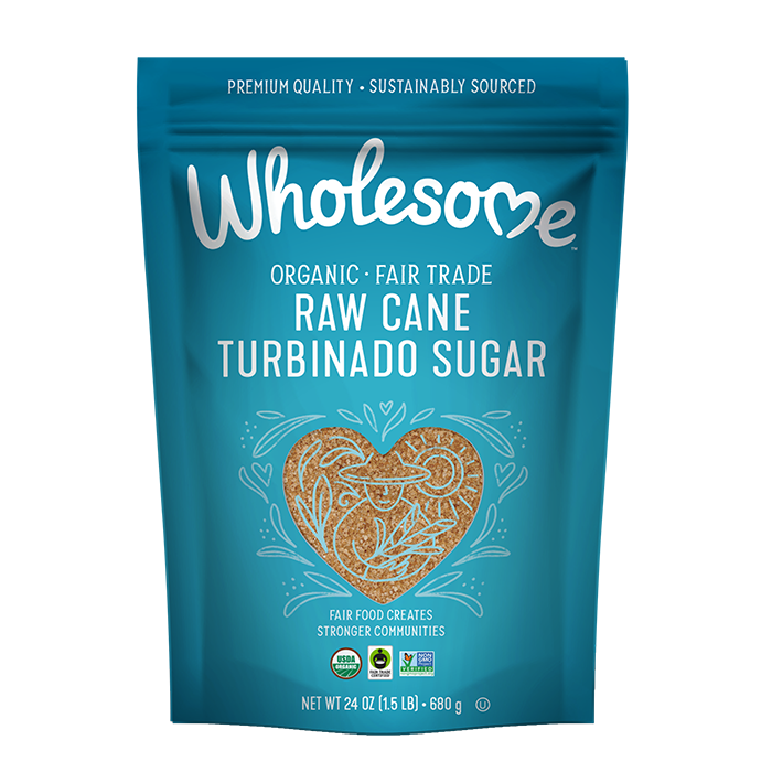 Wholesome Raw Cane Turbinado 1 Pack front view;Size_24oz - 1 Pack