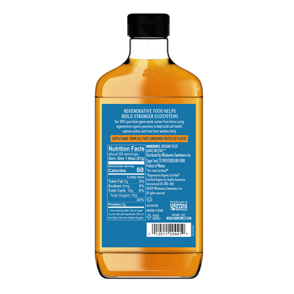 Wholesome Blue Agave 1 Pack back view