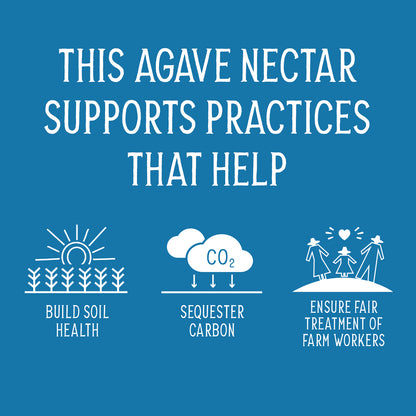 REGENERATIVE CERTIFIED ORGANIC® BLUE AGAVE NECTAR
