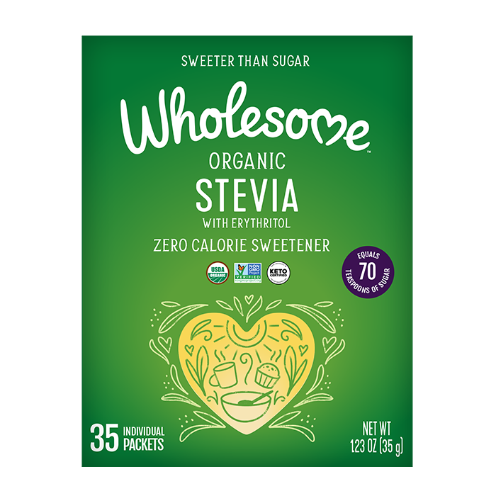 Wholesome Stevia 1 Pack front view;Size_35ct - 1 Pack