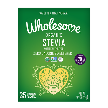 Wholesome Stevia 1 Pack front view