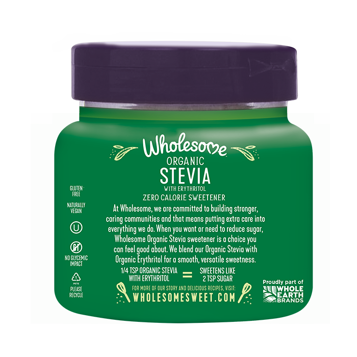 Wholesome Stevia 6 Pack back view;Size_6oz - 6 Pack