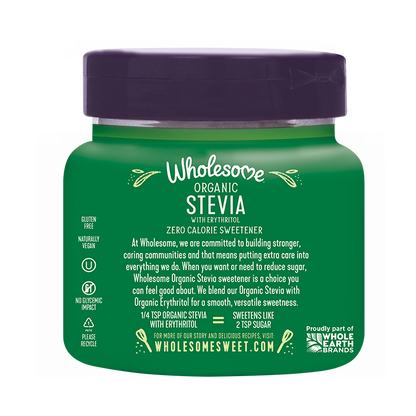 Wholesome Stevia 6 Pack back view