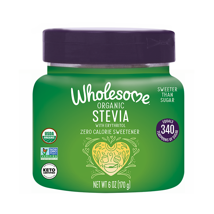 Wholesome Stevia 1 Pack front view;Size_6oz - 1 Pack