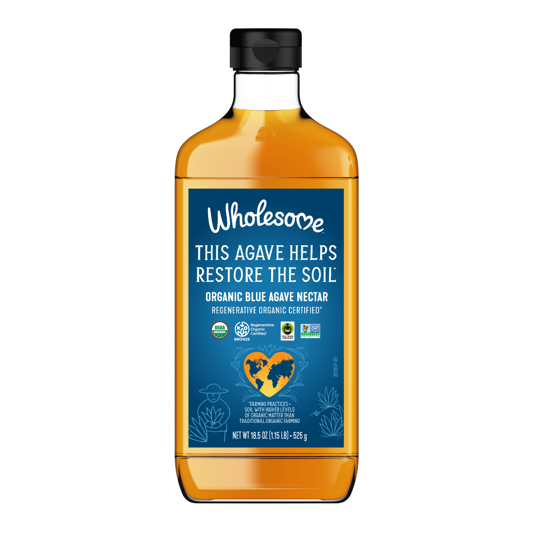 Wholesome Blue Agave 1 Pack front view;Size_18.5z - 1 Pack