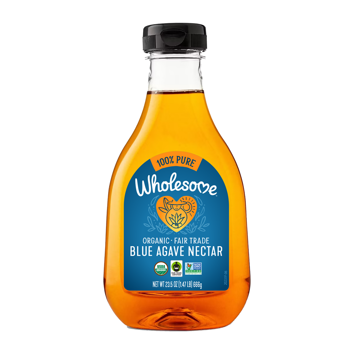 Wholesome Blue Agave 1 Pack front view;Size_23.5oz - 1 Pack