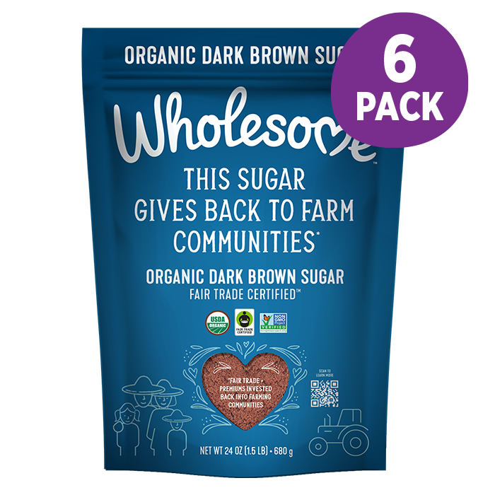 Wholesome Dark Brown 6 Pack front view;Size_24oz - 6 Pack